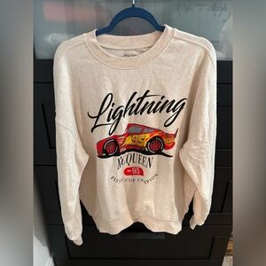 Lightning McQueen oversized crewneck sweatshirt